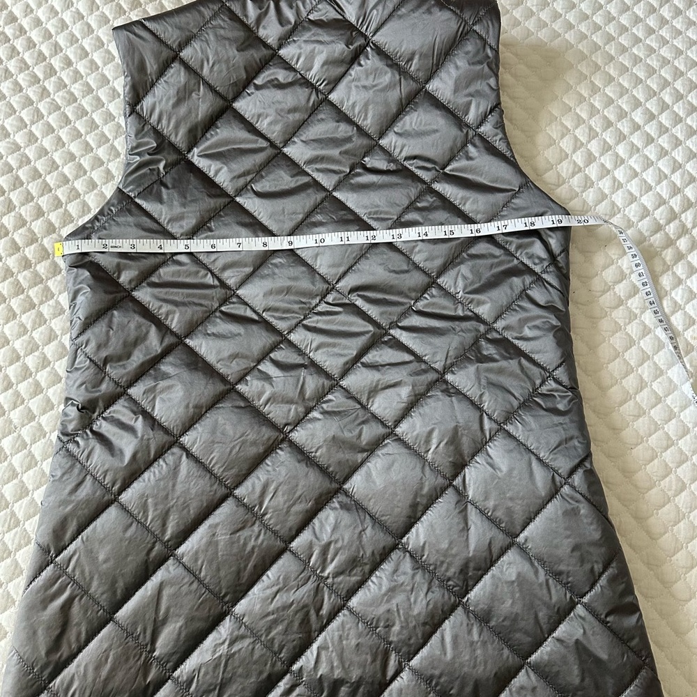 Anatomie Gray Quilted Vest with High Collar - Picture 5 of 10